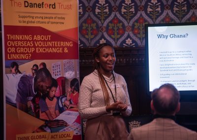 Folashade Miller-Maps presenting on her trip to Ghana